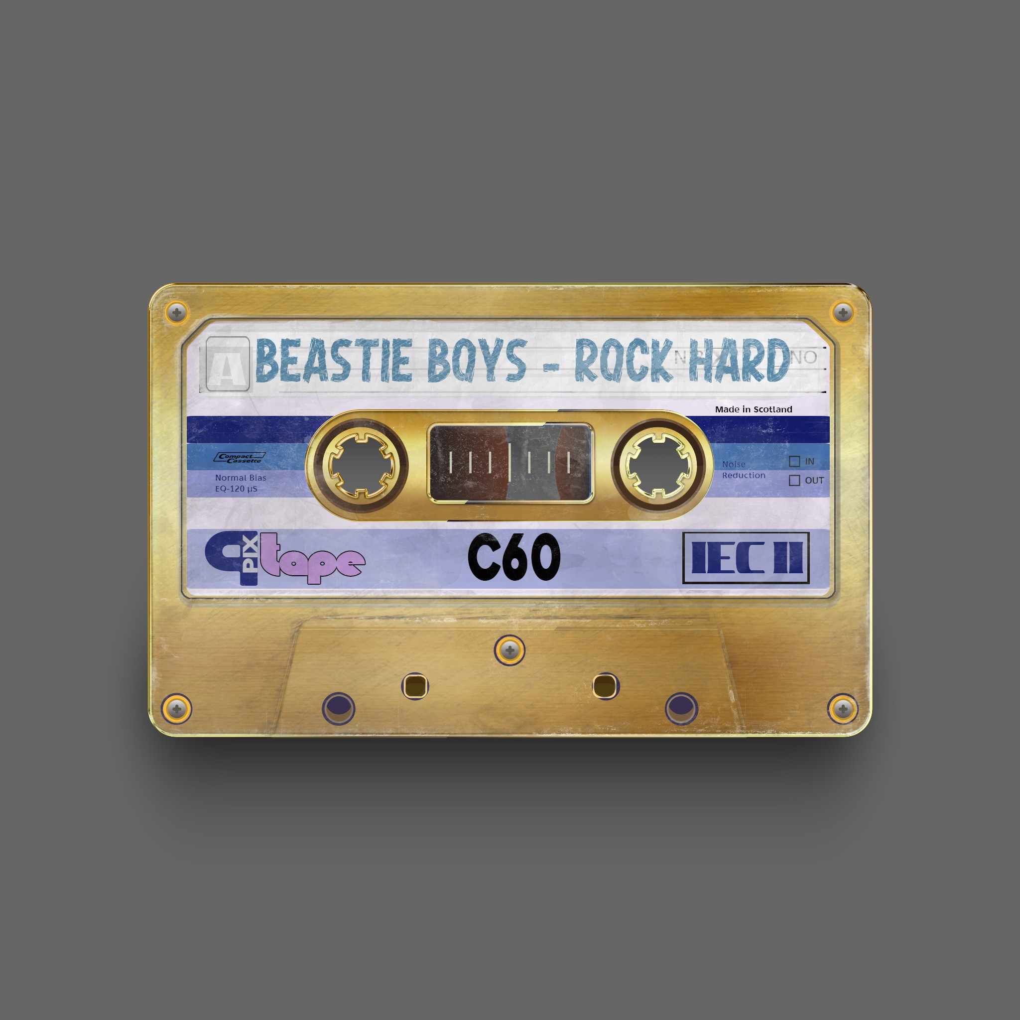 PixTape #4283 | Beastie Boys - Rock Hard | NFT on SolSea